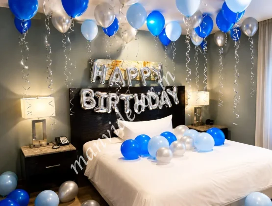 Silver Luxe Balloon Decor