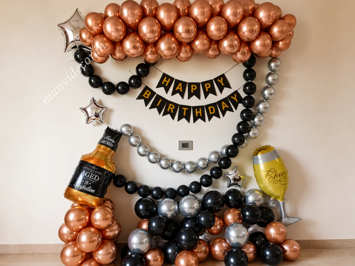 Surprise Birthday Backdrop Decoration