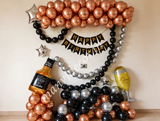 Surprise Birthday Backdrop Decoration