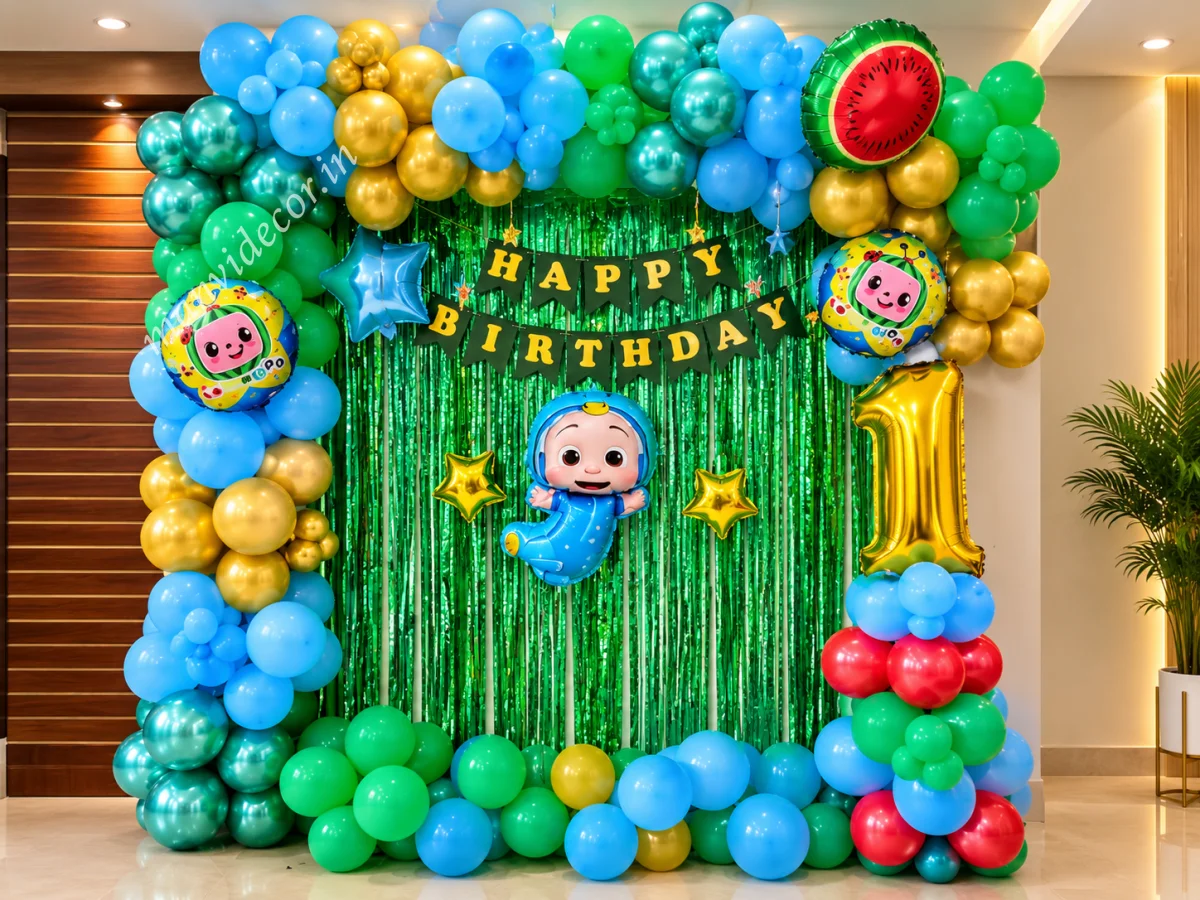 Cocomelon Surprise Birthday Decor