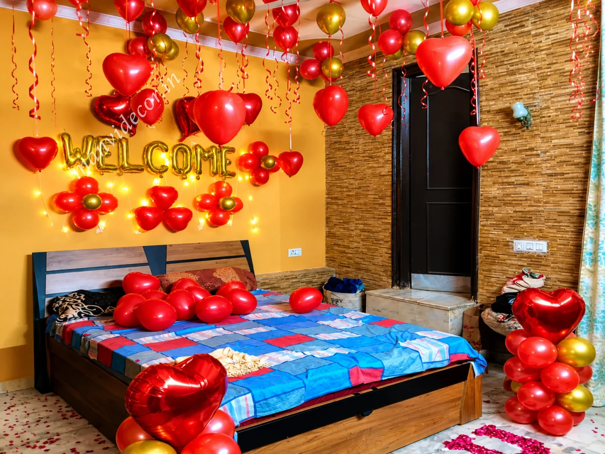 Welcome love decoration