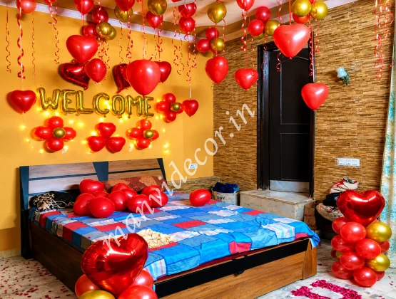 Welcome love decoration